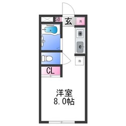 シャンソン和泉中央の物件間取画像